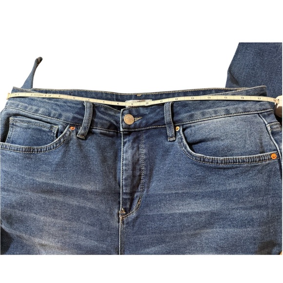 Royalty For Me Blue Denim High Rise Skinny Jeans, size 14 - Picture 5 of 13